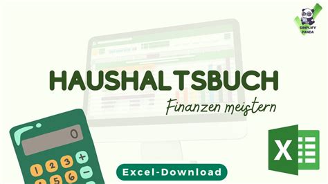 Haushaltsbuch führen ⇒ kostenlose deutsche Excel-Vorlage 2024