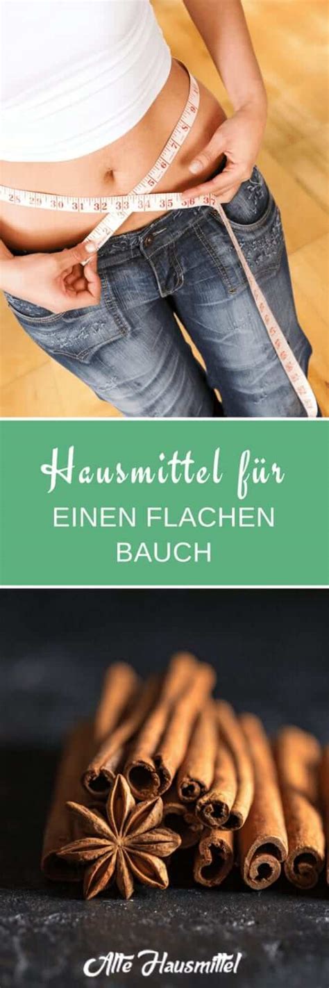 Hausmittel für einen flachen Bauch