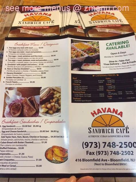 Find address, phone number, hours, reviews, photos and more for Havana - Restaurant | Bloomfield, NJ 07003, USA on usarestaurants.info. 