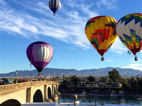 Havasu balloon festival. Celebrate the 11th Annual Havasu Balloon Festival & Fair, designated as one of THE TOP 100 EVENTS IN NORTH AMERICA by the American Bus Association. ... The Nautical provides ideal viewing of the balloons from guest rooms and our waterfront dining locations. Add to calendar Google Calendar … 