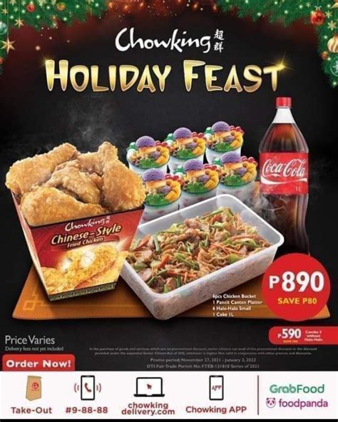 Have a festive meal with the... - Chowking Gaisano Puerto