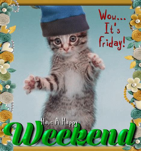 Have a great weekend gif cute. Explore and share the best Good-weekend GIFs and most popular animated GIFs here on GIPHY. Find Funny GIFs, Cute GIFs, Reaction GIFs and more. 