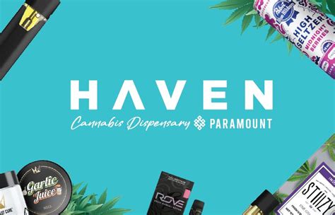 Haven cannabis marijuana and weed dispensary - paramount. Order Online Get Directions 2801 E. Artesia Blvd. Unit A, Long Beach, CA, 90805 (562) 320-8779 An Inside Look At Haven At Haven’s Paramount dispensary location located in Long Beach, California, you’ll be greeted by a friendly team and a modern dispensary experience. 