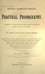 Havens complete manual of practical phonography by curtis haven. - Soleus tragbare klimaanlage 12000 btu handbuch.