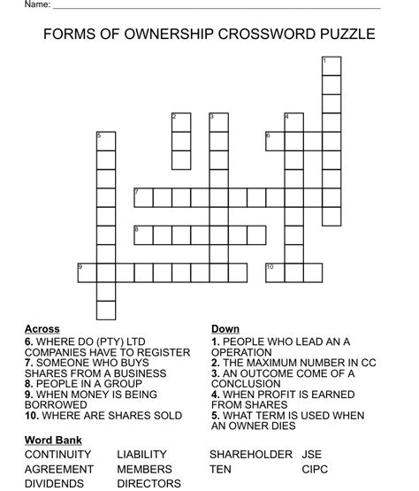 Having ownership of crossword clue. The Crossword Solver found 30 answers to "denied ownership of", 8 letters crossword clue. The Crossword Solver finds answers to classic crosswords and cryptic crossword puzzles. Enter the length or pattern for better results. Click the answer to find similar crossword clues . Enter a Crossword Clue. 