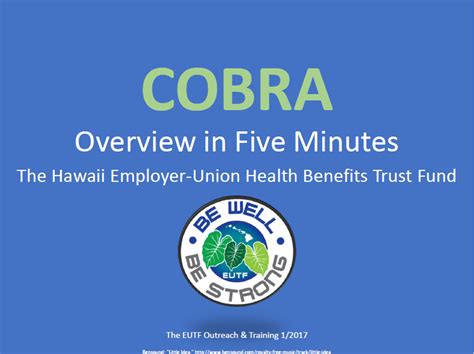 Hawaii Employer-Union Health Benefits Trust Fund COBRA – Carriers