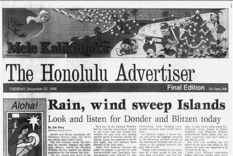 Hawaii advertiser newspaper. Honolulu Hawaii News - HonoluluAdvertiser.com is the home page of Honolulu Hawaii with in depth and updated Honolulu local news. Stay informed with both Honolulu Hawaii news as well as headlines and stories from around the world. ... How do you sum up 27 years — 18 at The Honolulu Advertiser — as a newspaper reporter in such a small … 