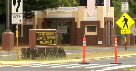 Hawaii authorities search for man with handgun he gets into scuffle on Army base and flees