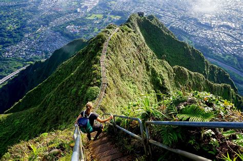Hawaii haiku stairs of oahu. Mar 24, 2562 BE ... The name of the hike is the Moanalua Valley Trail to the Haiku Stairs. ... Haiku StairsHawaiihikeOahuPhotographyStairway to HeavenTravel. Share ... 