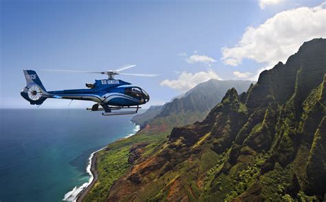 Hawaii helicopter tours. Enjoy The Beautiful Waterfalls & Volcanoes from the Sky! Save Big When You Book Direct. Voted Best Helicopter Tour by Kauai Residents. Family business. (800) 326-3356; Contact Us; Covid-19 Cleanliness Standards ... adventure, business and family experience. Each day we explore the natural wonders of Hawaii and relish the positive reactions from ... 