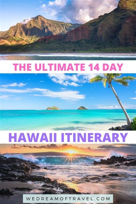 Hawaii itinerary. It’s big! If you’re lucky enough to have a full week in this beautiful and diverse tropical paradise, there’s a few things you won’t want to miss. With picturesque … 