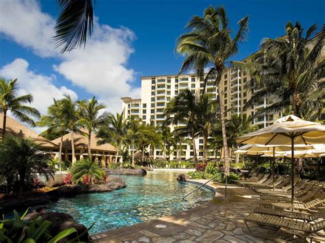 Hawaii oahu marriott. Enjoy Marriott’s sunny spot on lagoon three in Ko Olina, a resort development on the sunny leeward side of Oahu. Located 30 minutes west of the Honolulu airport and 45 minutes from Waikiki, Ko Olina is a bit secluded and it can take a while to get to other sights on the island. But you trade lack of accessibility for a dreamy, sunny, beach ... 