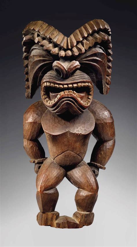 The powerful god Kūkā‘ilimoku (Kū-snatcher of islands) was one important path to power of the ali‘i nui at this time. Prior to his death, Kalani‘ōpu‘u bequeathed care of his lands to his son Kīwala‘ō, but significantly, left this god of war and politics to Kamehameha. Kamehameha and his kāhuna cared for this god with the utmost .... 