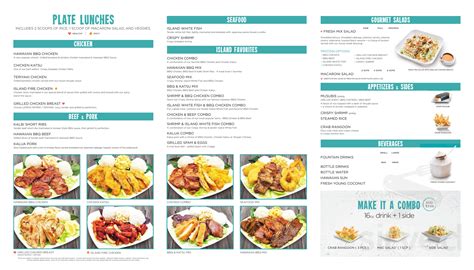 Hawaiian ono nutrition menu. Ono Hawaiian BBQ is dedicated to bringing you fresh off the grill Hawaiian dining experience by serving a delicious selection of plate lunches and Island cuisine. Find your nearest location, order online or delivery. 