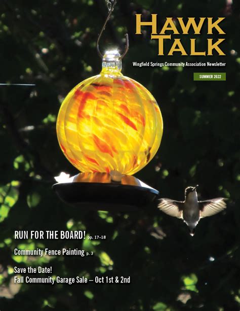 Hawk Talk with Ray Bechard Tue, Oct 24 @ 4:00 PM PDT; Hawk Talk