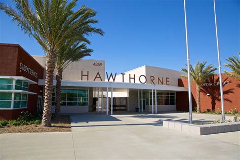 Hawthorne high ca. 26. Terrible. 3. Hawthorne High School all and all is a decent school. It has the necessary resources for everyone to succeed and pursue a dream of college. Unfortunately, the students aren't inclined to use the resources present to its fullest. The teachers do provide support for all students, whether it be for sports or academics. 