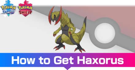 Haxorus generation 5 move learnset & egg move parents …