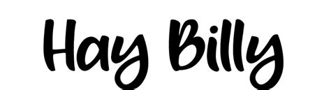 Hay Billy Font Download for Free - FFonts.net