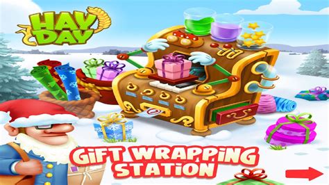 Hay Day-GIFT WRAPPING STATION!! - YouTube