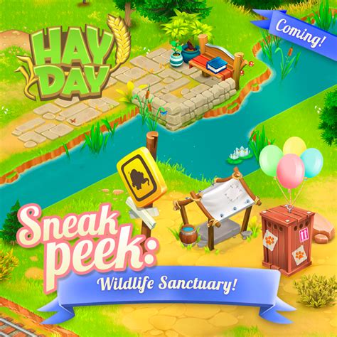 Hay Day - Wildlife Sanctuary Expansions Nearby (Guide)Today