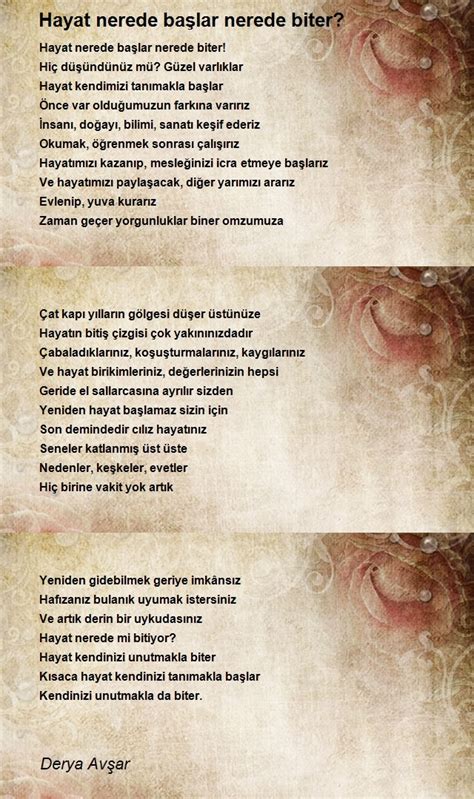 Hayat başlar ve biter; 2017 değişim ve sorumluluk yılı.