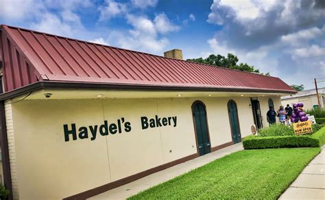 Haydels bakery. Freshness and taste is our utmost concern, and our products are constantly changing as we bake items fresh every day. If you do not see something on the page please give us a call at 504-837-0190 or 1-800-442-1342 as we may have other items available. ur hand pies are baked to perfection, glazed with homemade icing, and filled with the gourmet ... 