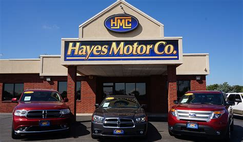 Hayes motor company. At Hayes Motor Company, we're committed to serving you. Hayes Motor Company is a family owned and operated pre-owned car dealership in Lubbock, TX. We offer a great selection of pre-owned trucks, vans, and cars including Cadillac, Chevy trucks, Dodge trucks, Ford Mustang, Jeep, Buick, Saturn, and many more. 