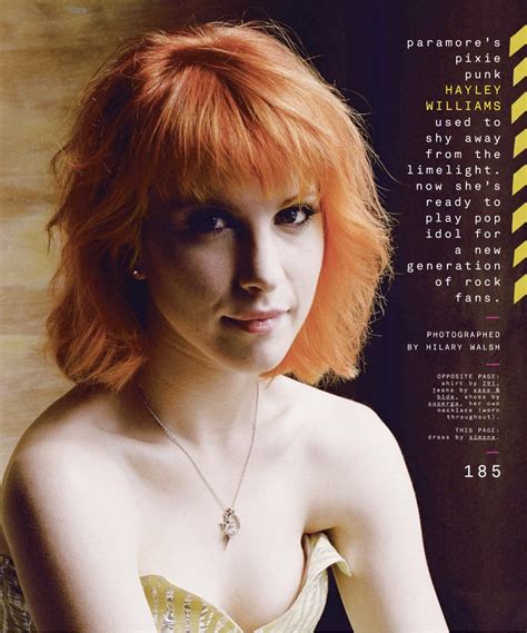 Hayley william naked. O'Connor and Williams first met in 2006, two years after the formation of Paramore, in Franklin, Tennessee, when Williams came to him at local salon The Pink Mullet. The next year, O'Connor began styling Williams's hair for music videos, starting with the radioactive orange Warped Tour straightened look in "Misery Business." 