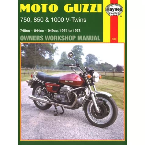 Haynes 1974 1978 moto guzzi 750 850 1000 v twin owners service manual 339. - Caterpillar 3500 series parts manual emcpii.