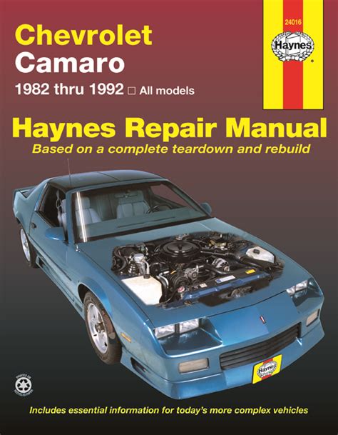 Haynes 24016 repair manual 82 92 chevrolet camaro. - Tiere in der mythologie und ihre religiöse symbolkraft.