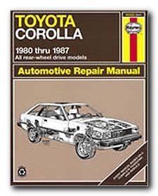 Haynes automotive repair manual 92032 toyota corolla rwd 1980 1987. - Manual de software del panel de alarma de incendio siemens mxl.