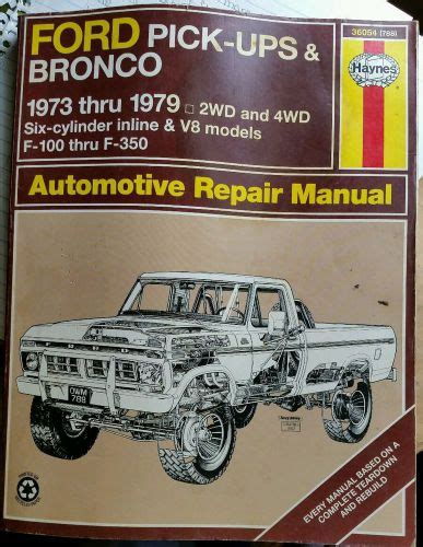 Haynes ford f100 73 79 repair manual. - African american leadership a concise reference guide.