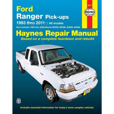 Haynes ford ranger reparaturanleitung motor 2 3 lts 2008. - 1998 buick park avenue service repair manual software.