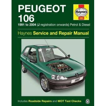 Haynes manual for a peugeot 106. - The pacific crossing guide by michael pocock.