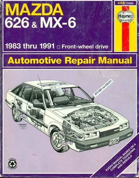 Haynes mazda 626 and mx 6 fwd 83 92 manual. - Manuale di wayne dalton modello 2115.