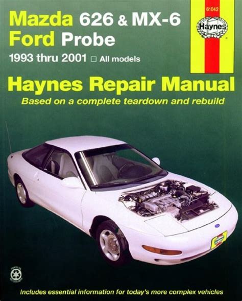 Haynes mazda 626 mx6 ford probe repair manual. - La cocina encuentada / told cooking.
