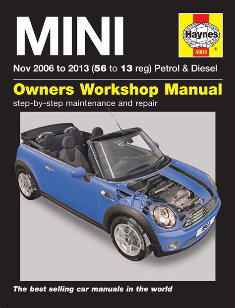 Haynes new bmw mini workshop manual. - 2006 cavalier camper trailer owners manual.