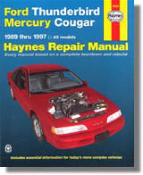 Haynes repair manual 2000 mercury cougar. - Repair manual for karcher pressure washer 580.