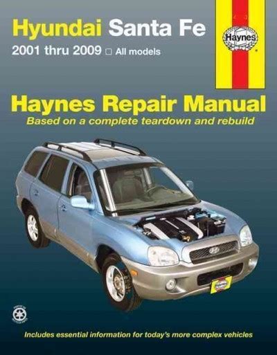 Haynes repair manual 2009 hyundai santa fe. - Data structures lab manual me cse.