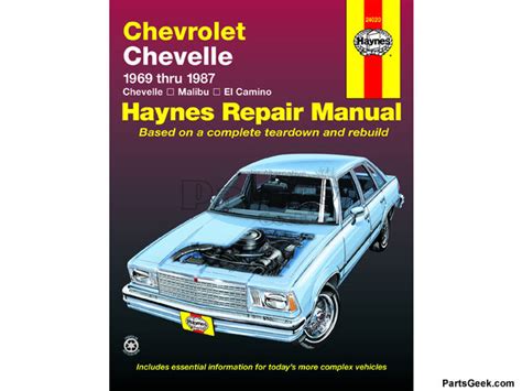 Haynes repair manual chevrolet 1985 el camino. - 1965 johnson 9 5 hp manual.