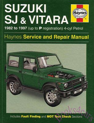 Haynes repair manual for suzuki sj 413. - Social support and psychiatric disorder research findings and guidelines for clinical practice.