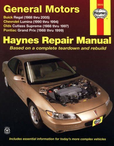 Haynes repair manual general motors buick regal 88 05 chevrolet. - Mecánica de fluidos merle potter solution manual.