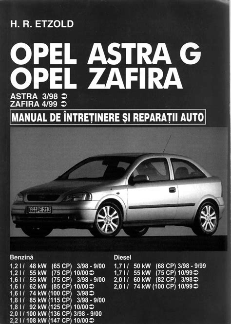 Haynes repair manual opel astra g 2001. - Ht 75 80 85 parts manual.