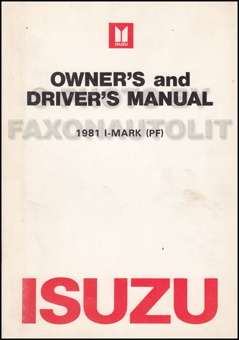 Haynes reparaturanleitung isuzu i mark diesel. - Lg wd14039d6 service manual repair guide.