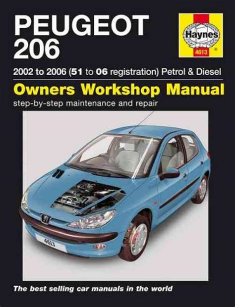 Haynes workshop repair manual peugeot 206. - Manual de taller de honda helix.