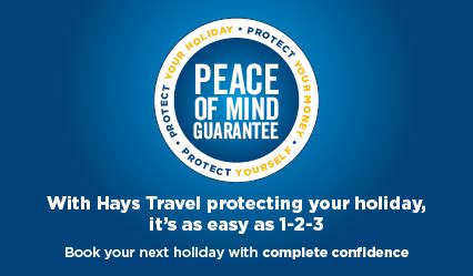 Hays Travel: Our Guarantee is your Peace of Mind Milled