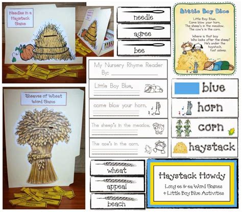 Haystack Howdy Word Work Classroom Freebies