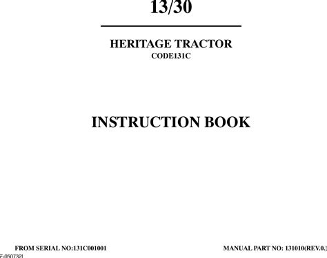 Hayter Mowers 13 30 Users Manual F 050732L - UserManual.wiki