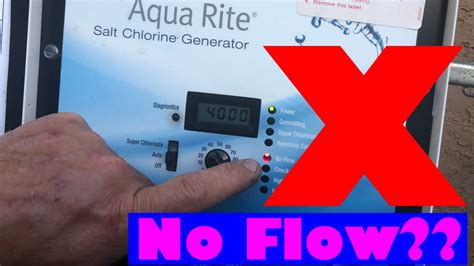 Hayward AquaRite Salt System NO FLOW? Tips and Tricks …