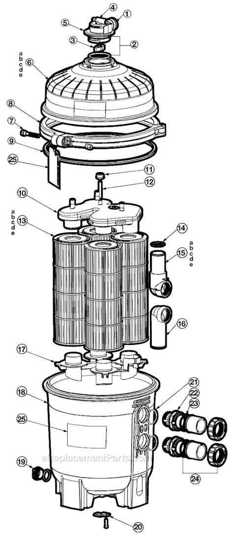 Hayward C3030 (Swim Clear) Cartridge Filter Parts - e …